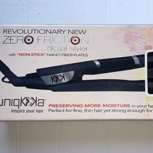 UNIQKKA ZERO FRICTION DIGITAL STYLER-WITH NON STICK NANO FIBER PLATES-NEW-SEALED